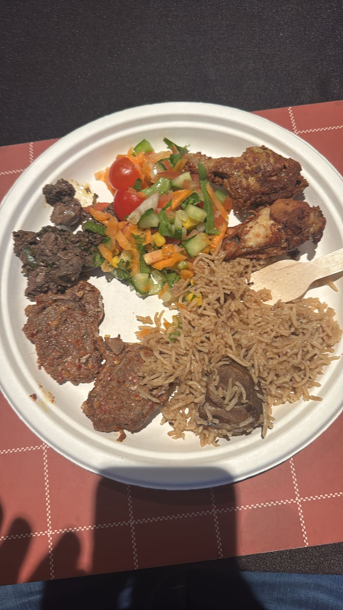 Krydret kjøtttallerken