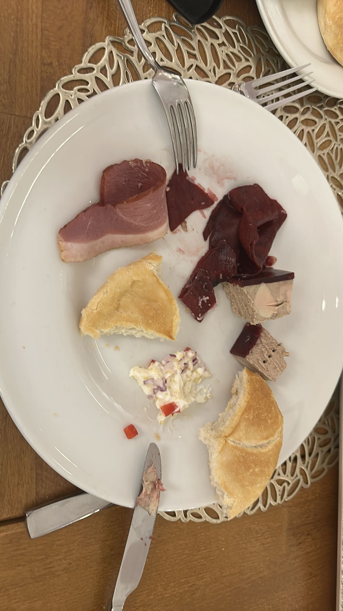 Cold Cuts & Bread Plate