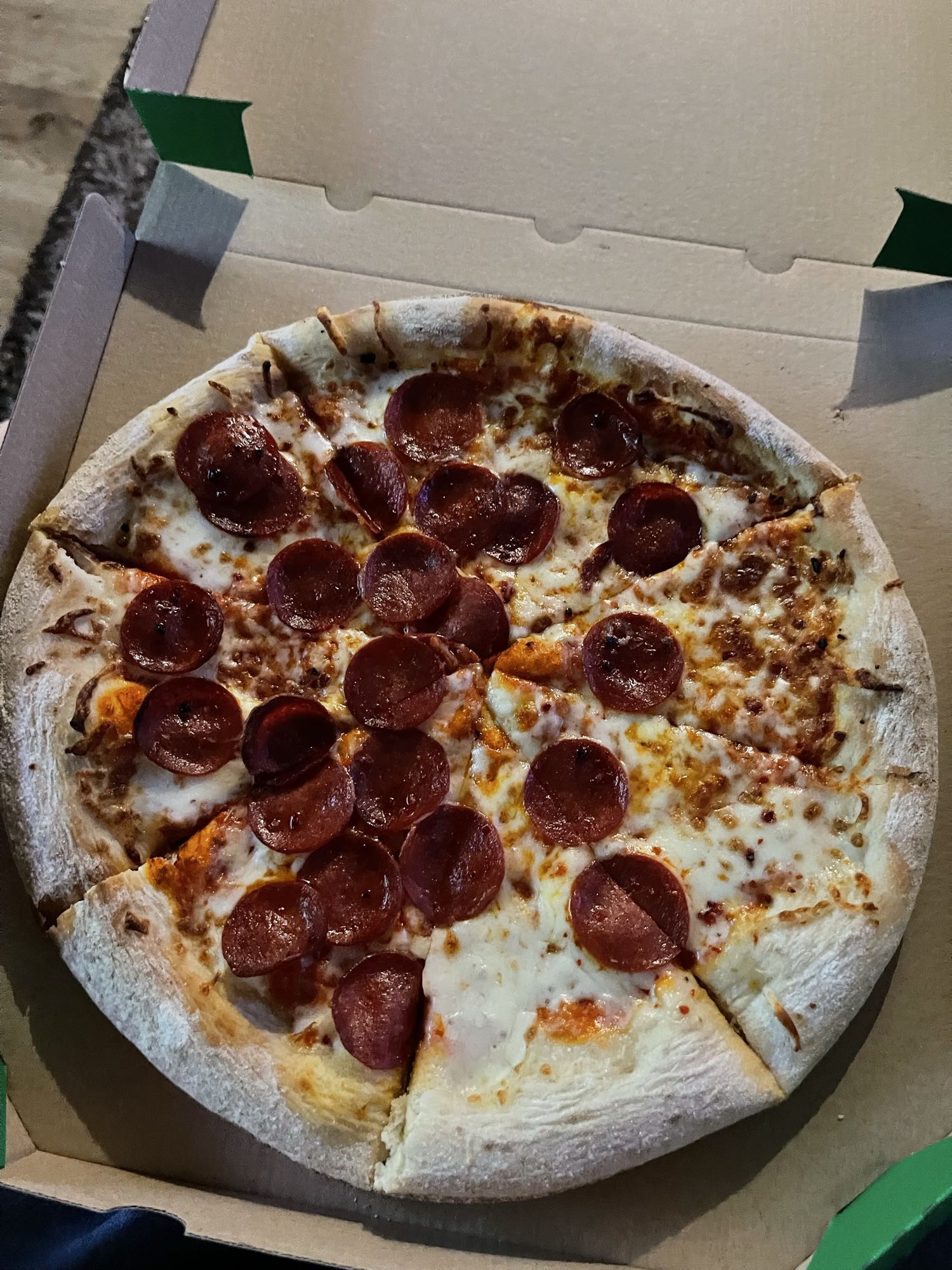 Pizza pepperoni