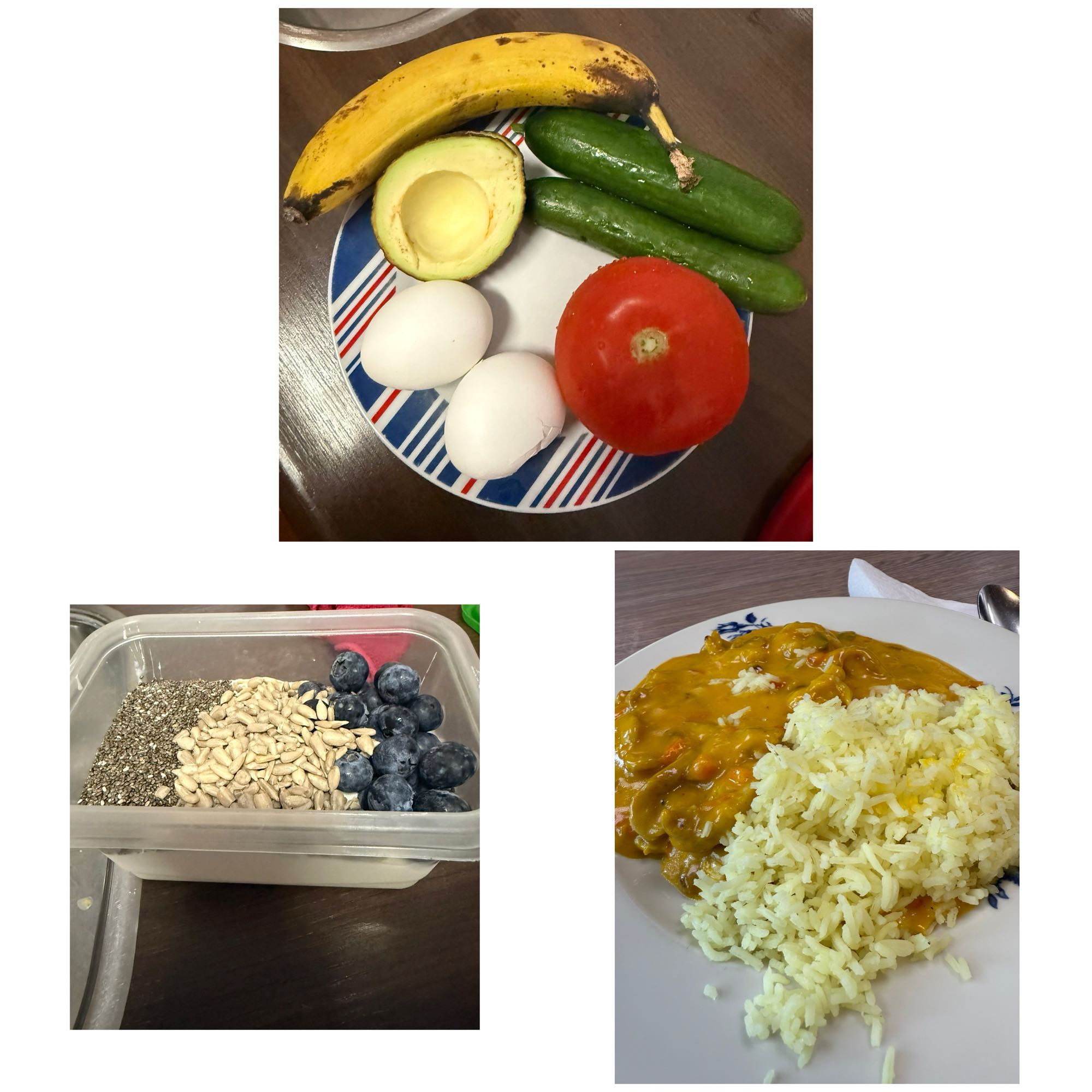 Gevarieerde dagmaaltijd