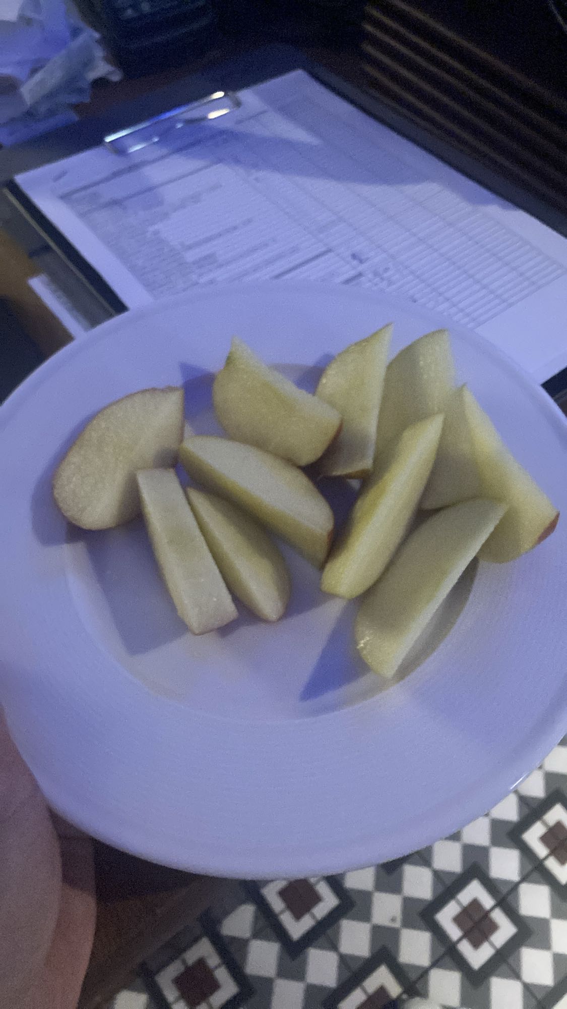 Sliced Apple Snack
