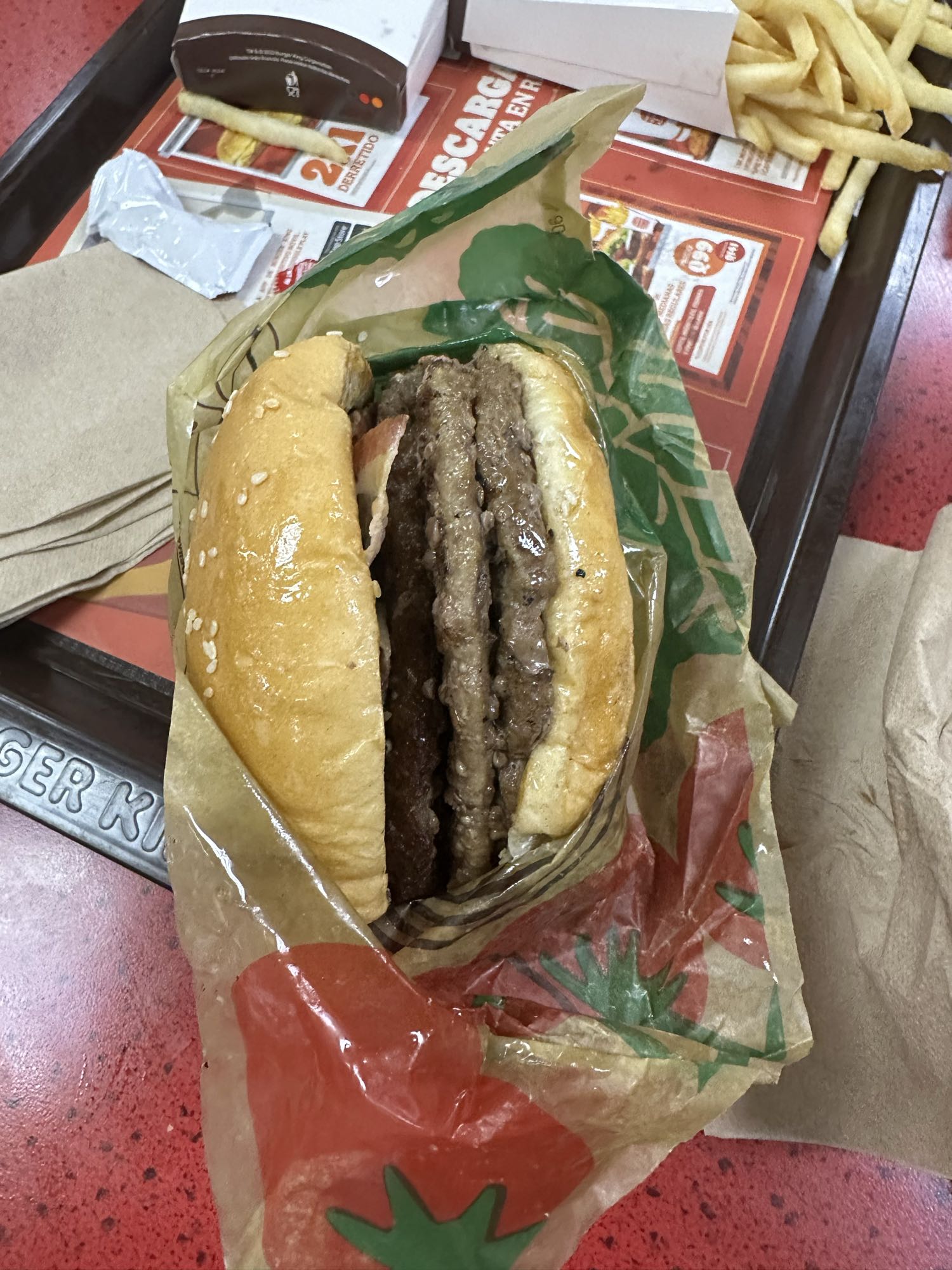 Hamburguesa triple carne