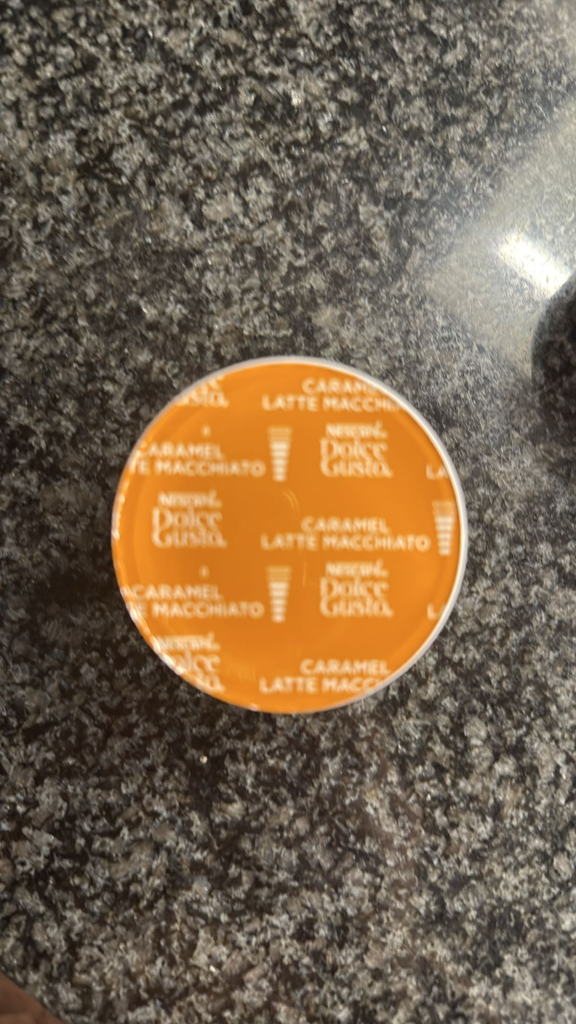 Caramel latte macchiato