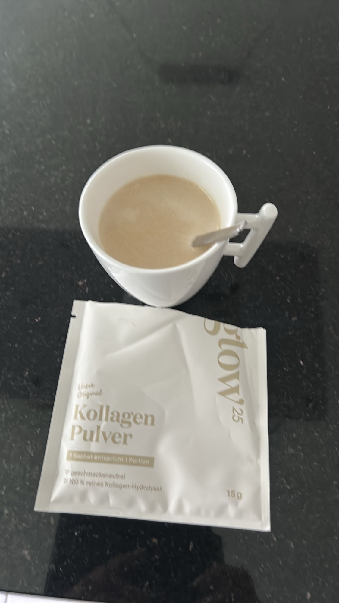 Kaffee mit Kollagen