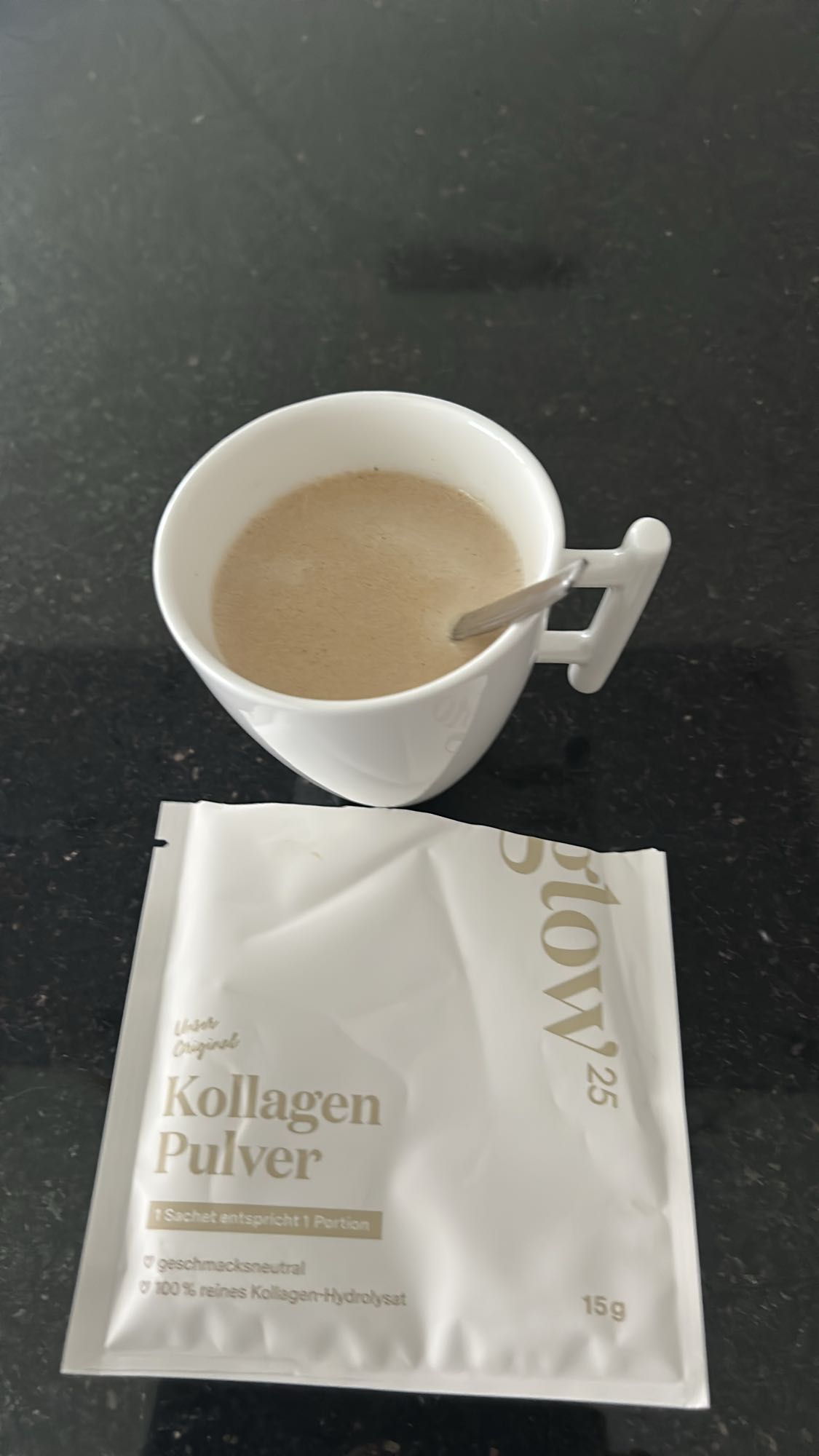 Kaffee mit Kollagen
