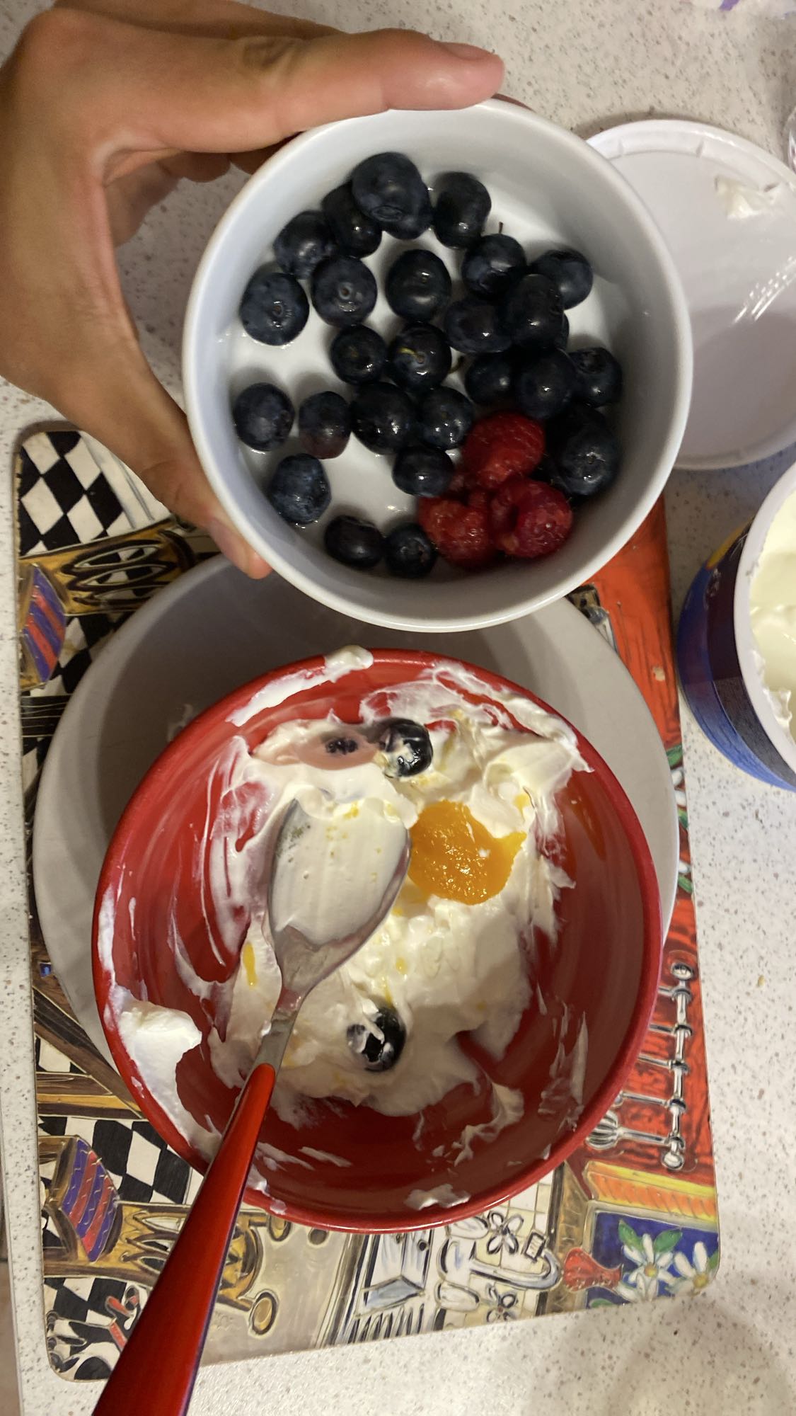 Yaourt aux fruits frais