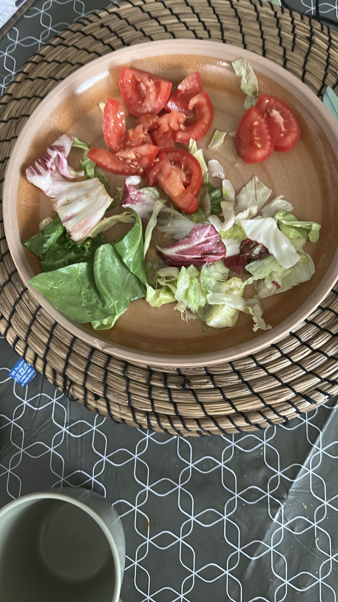 Salade de légumes frais
