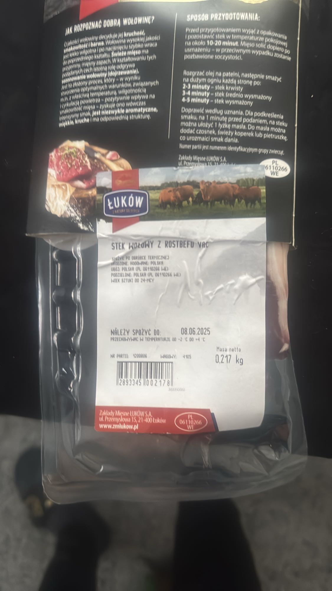 stek wołowy rostbef