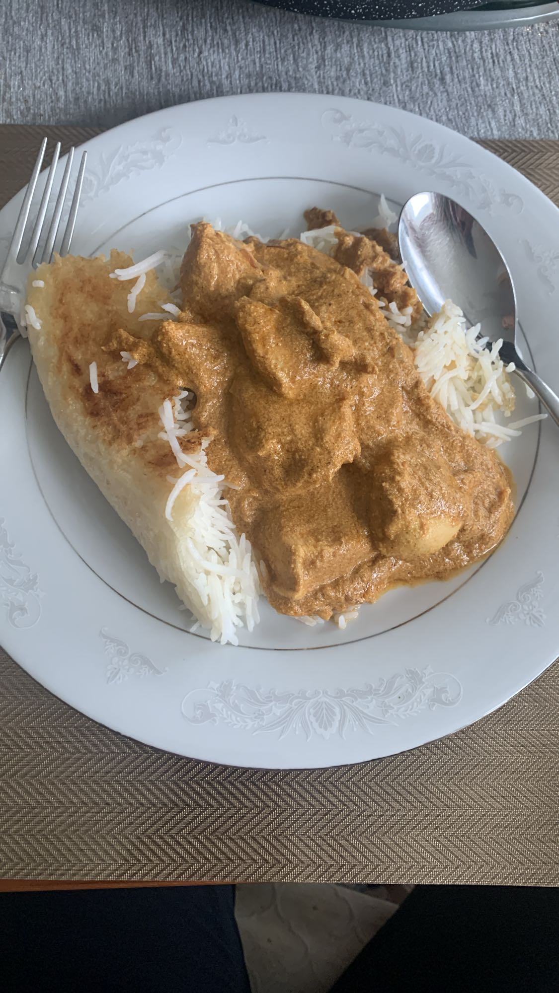 Butter Chicken mit Reis