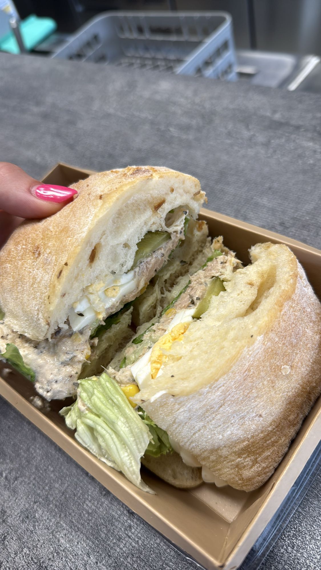 Tuna Egg Sandwich