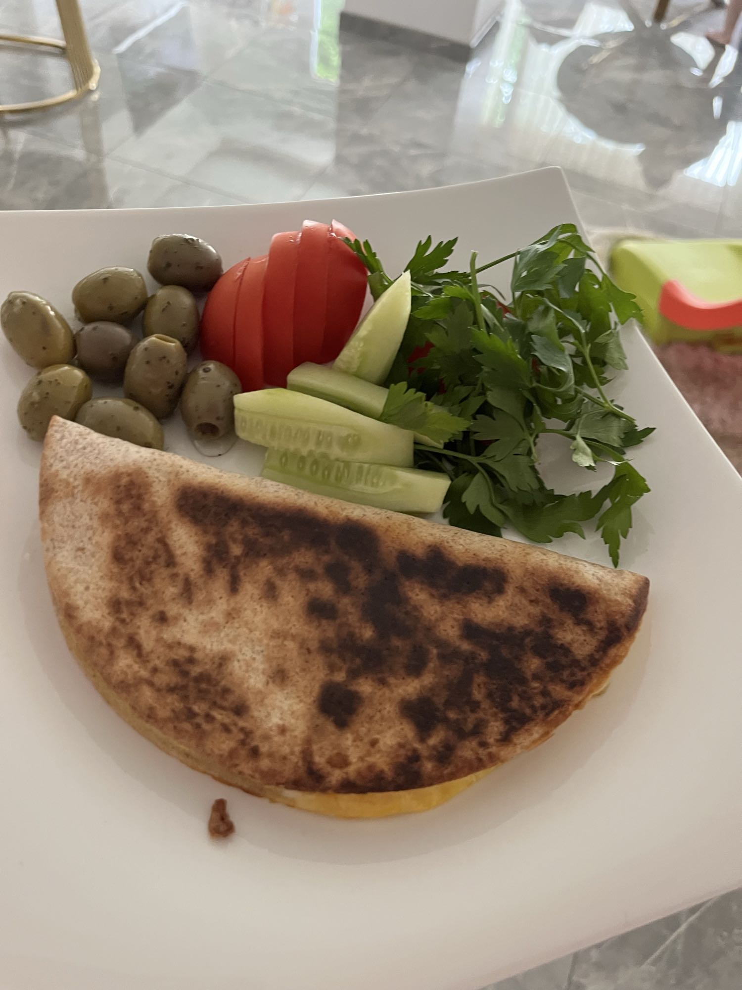 Gegrilde wrap met groenten