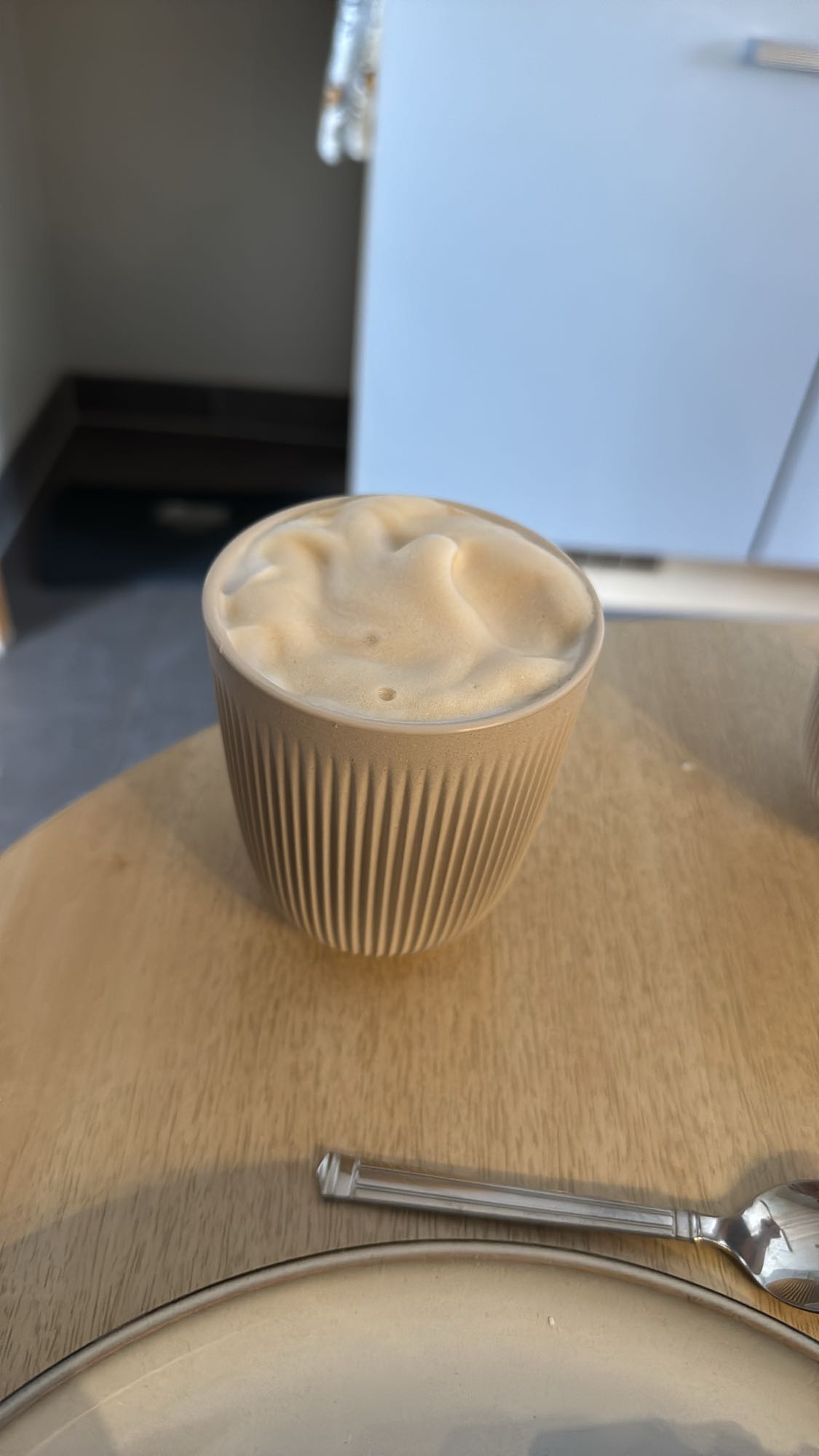 Melk Koffie Met Schuim