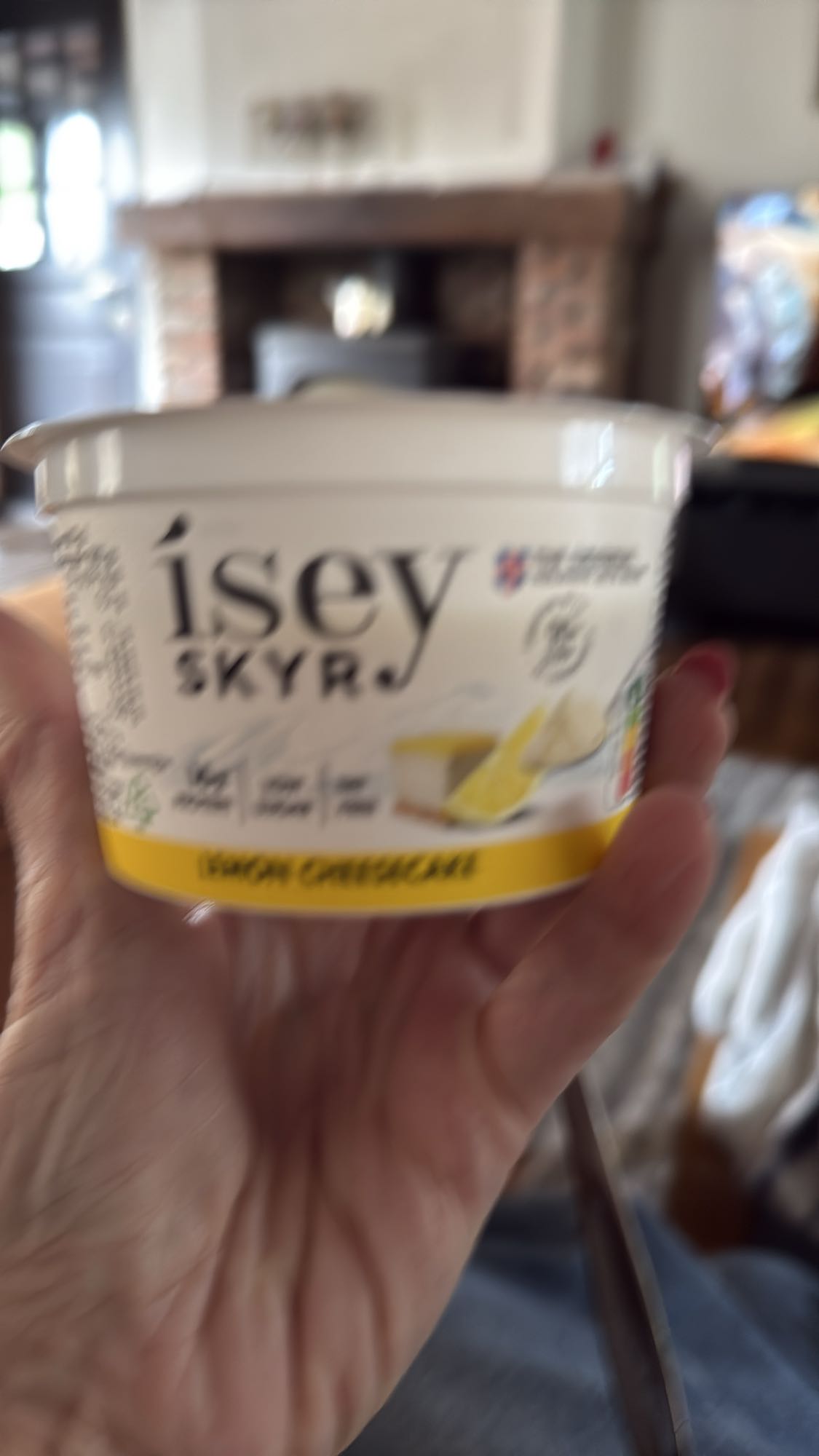 Skyr citroen cheesecake