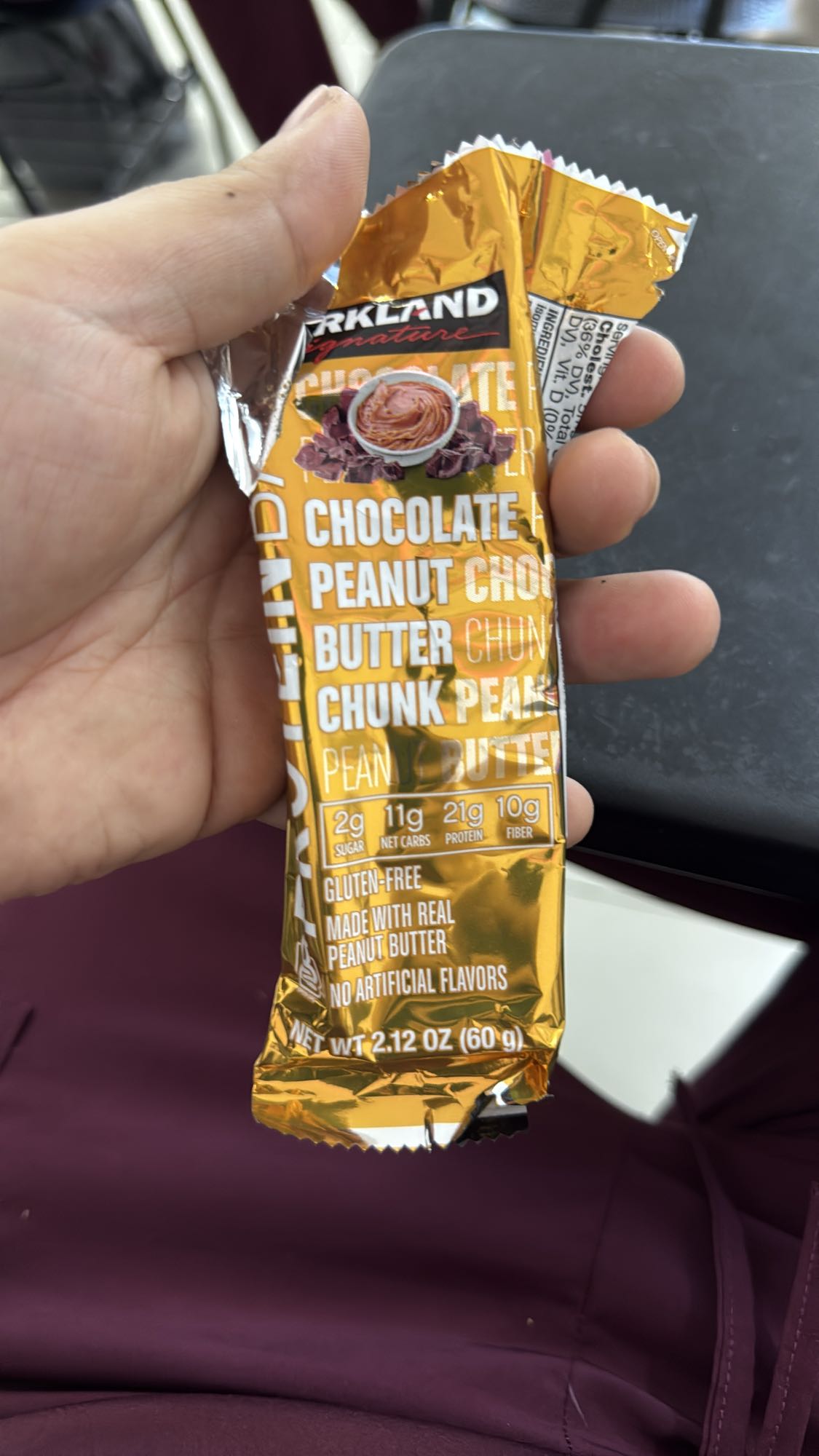 Barra chocolate y cacahuate