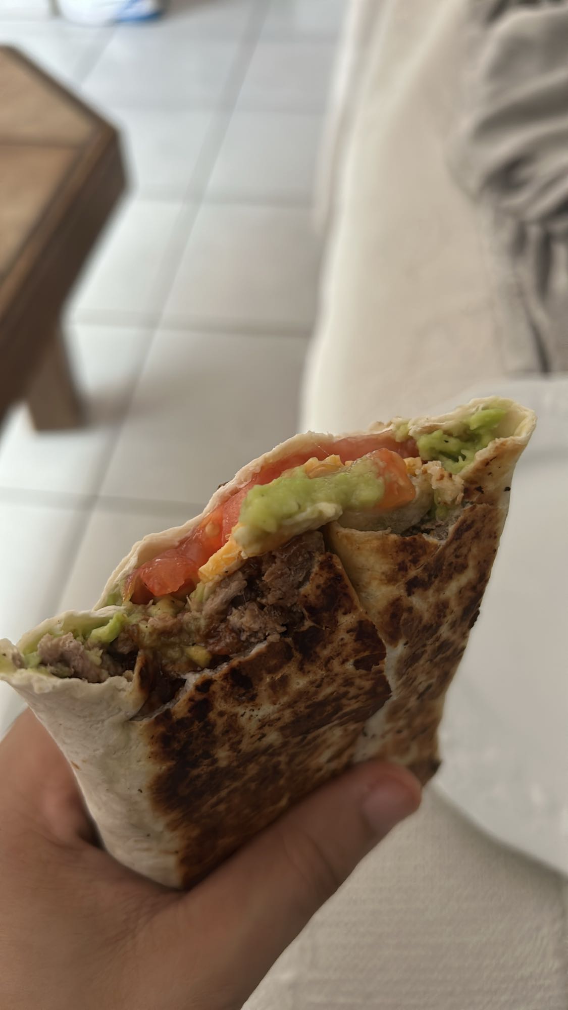 Burrito au boeuf grillé