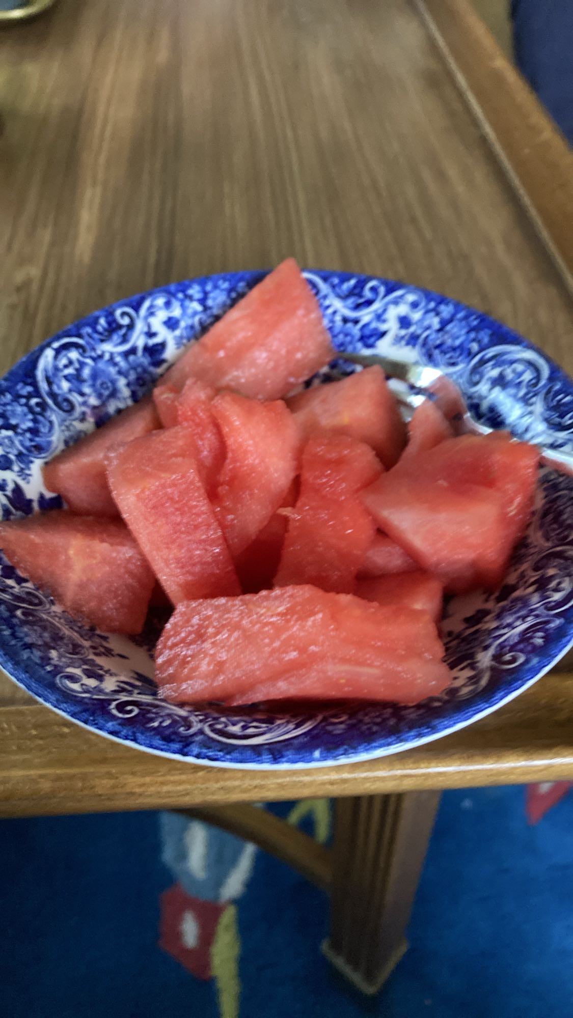 Skål med vattenmelon