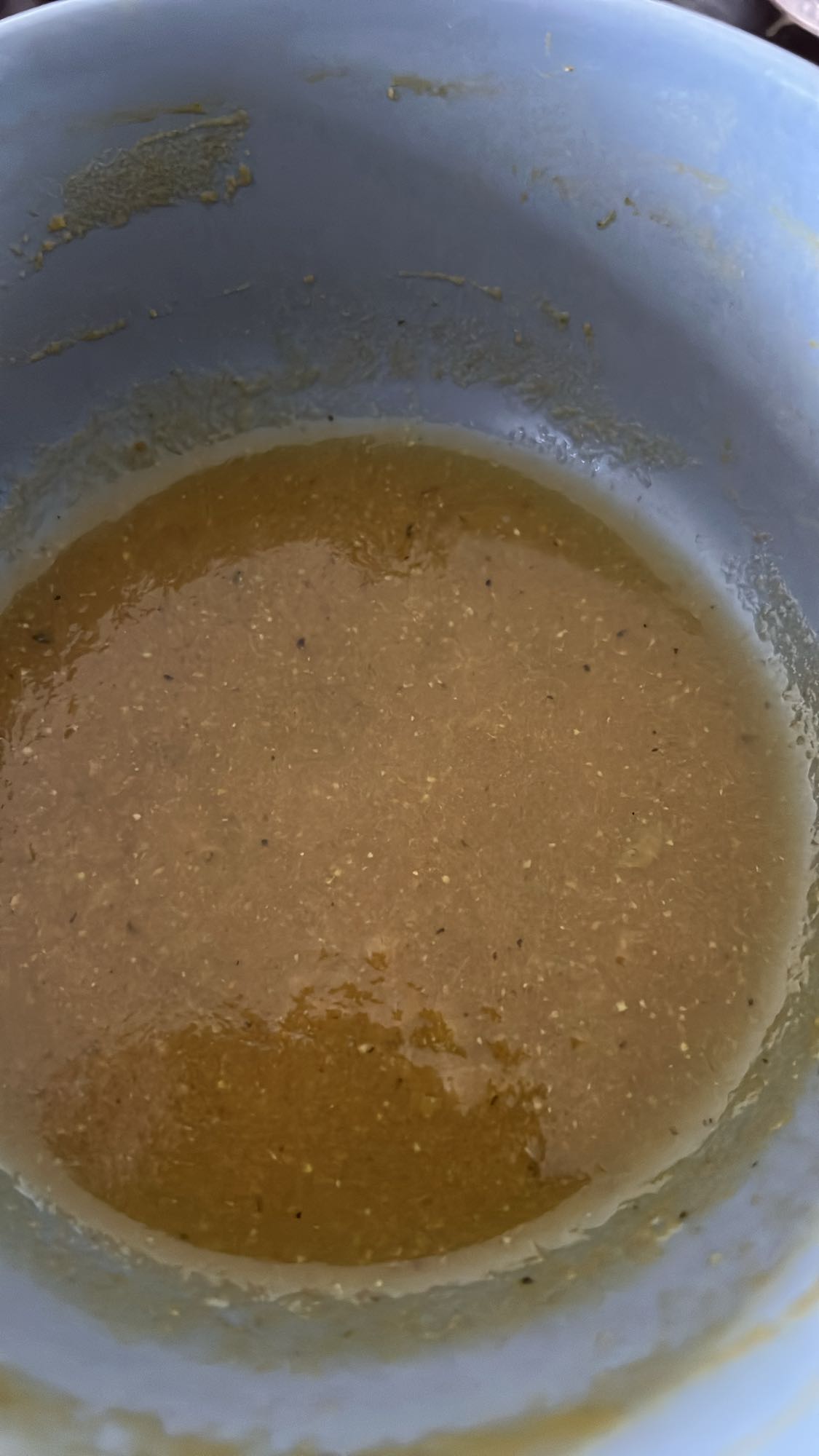 soupe de légumes mixés