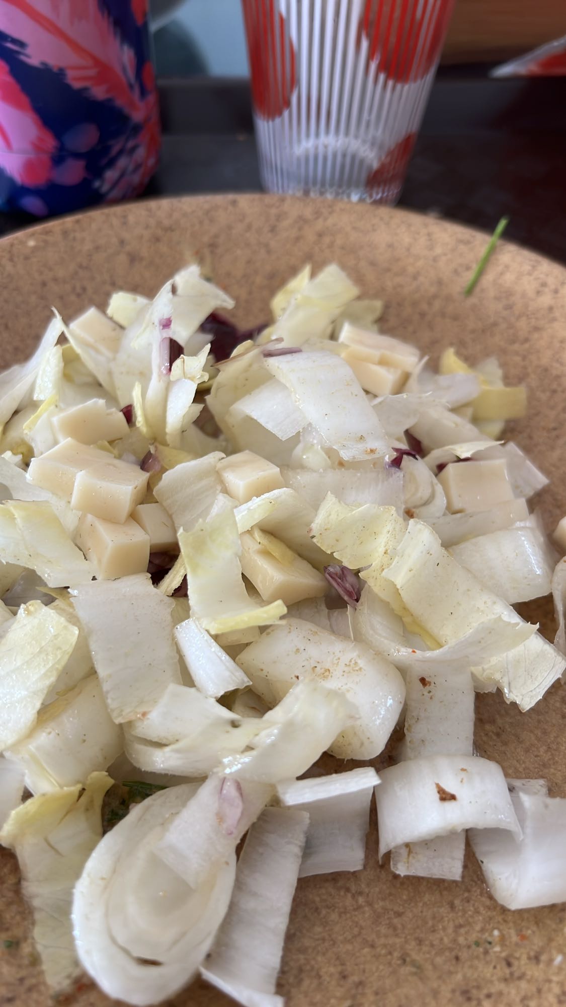 Salade d'endives et fromage