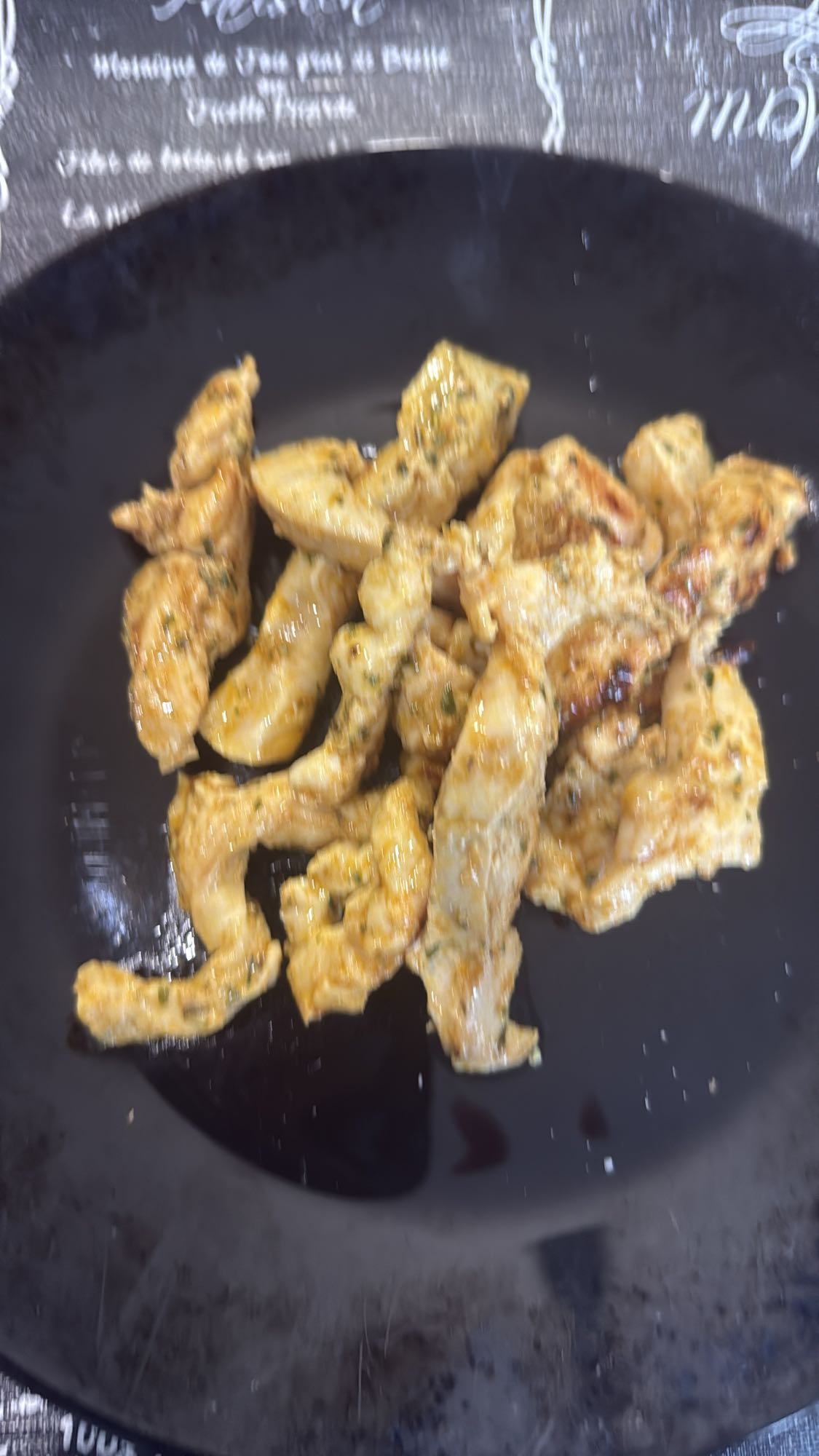 Poulet sauté épicé