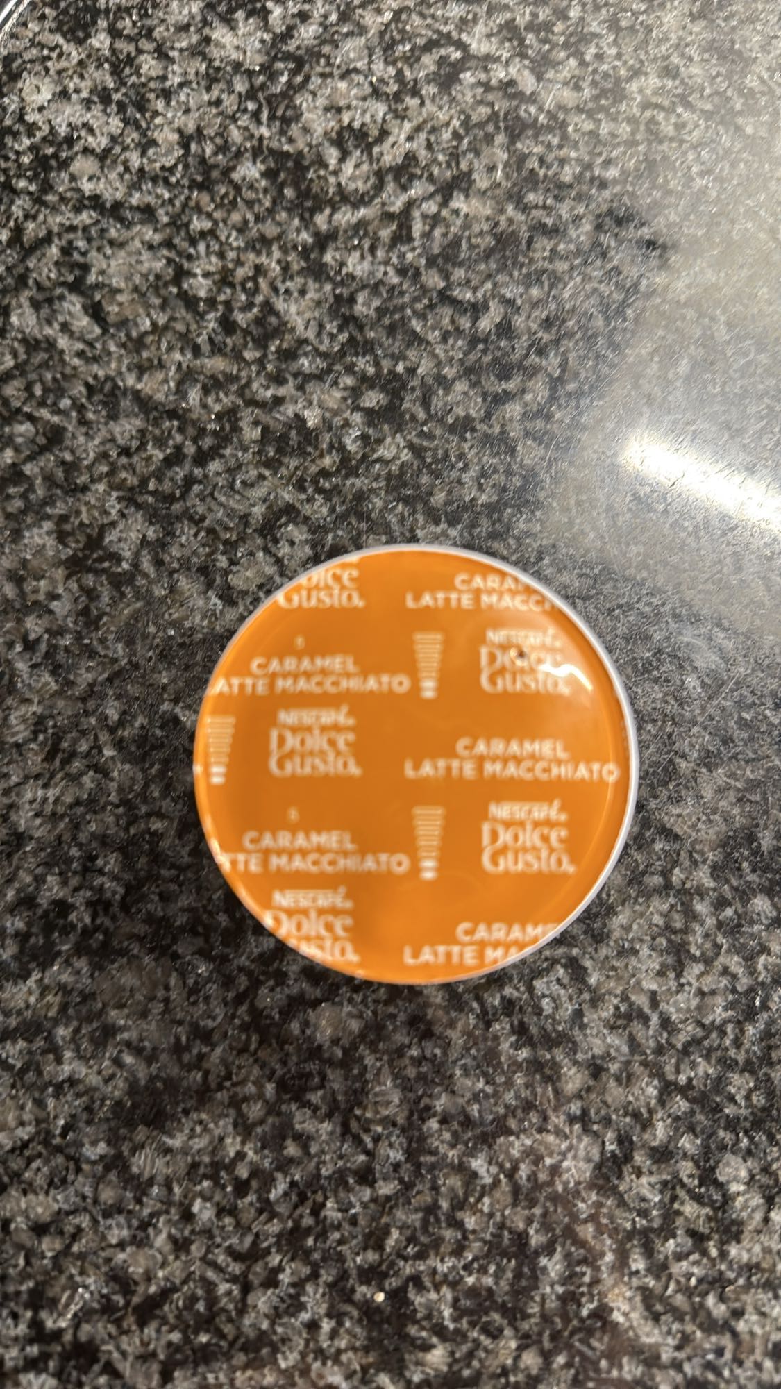 Caramel latte macchiato