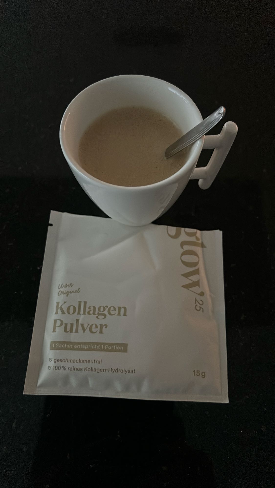 Kollagen Pulver Getränk