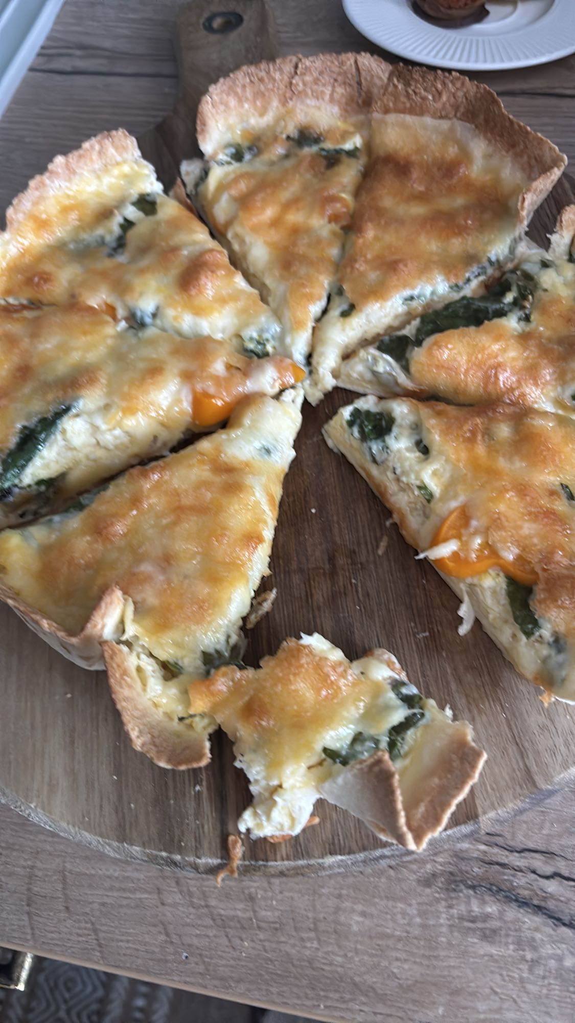 Quiche cu legume și brânză