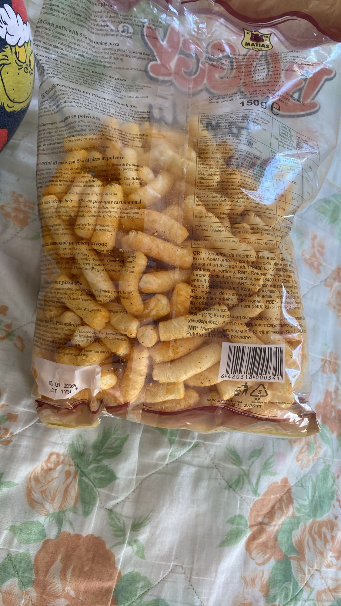 Pufuleti cu aroma pizza