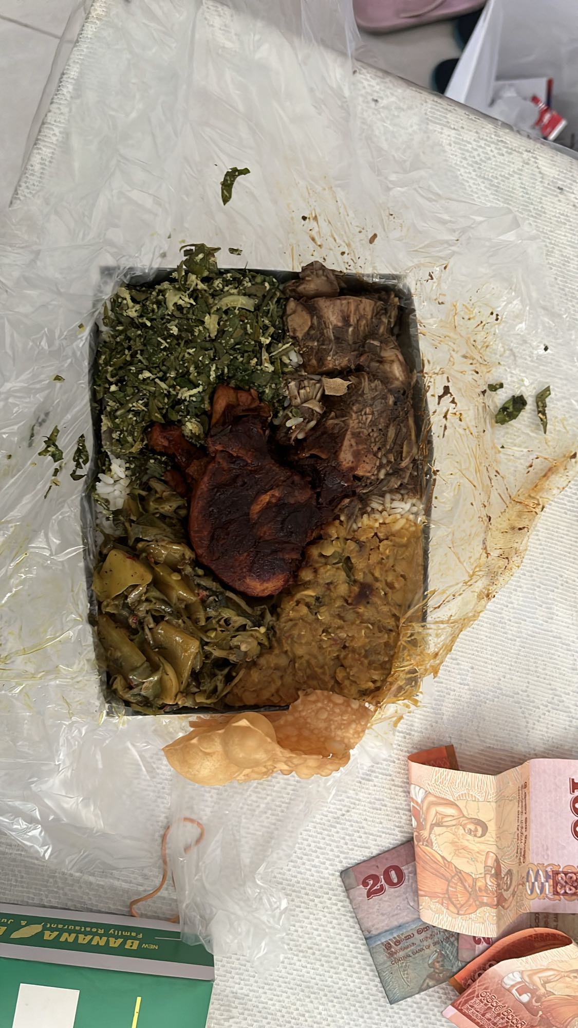 Sri Lankan rice and curry