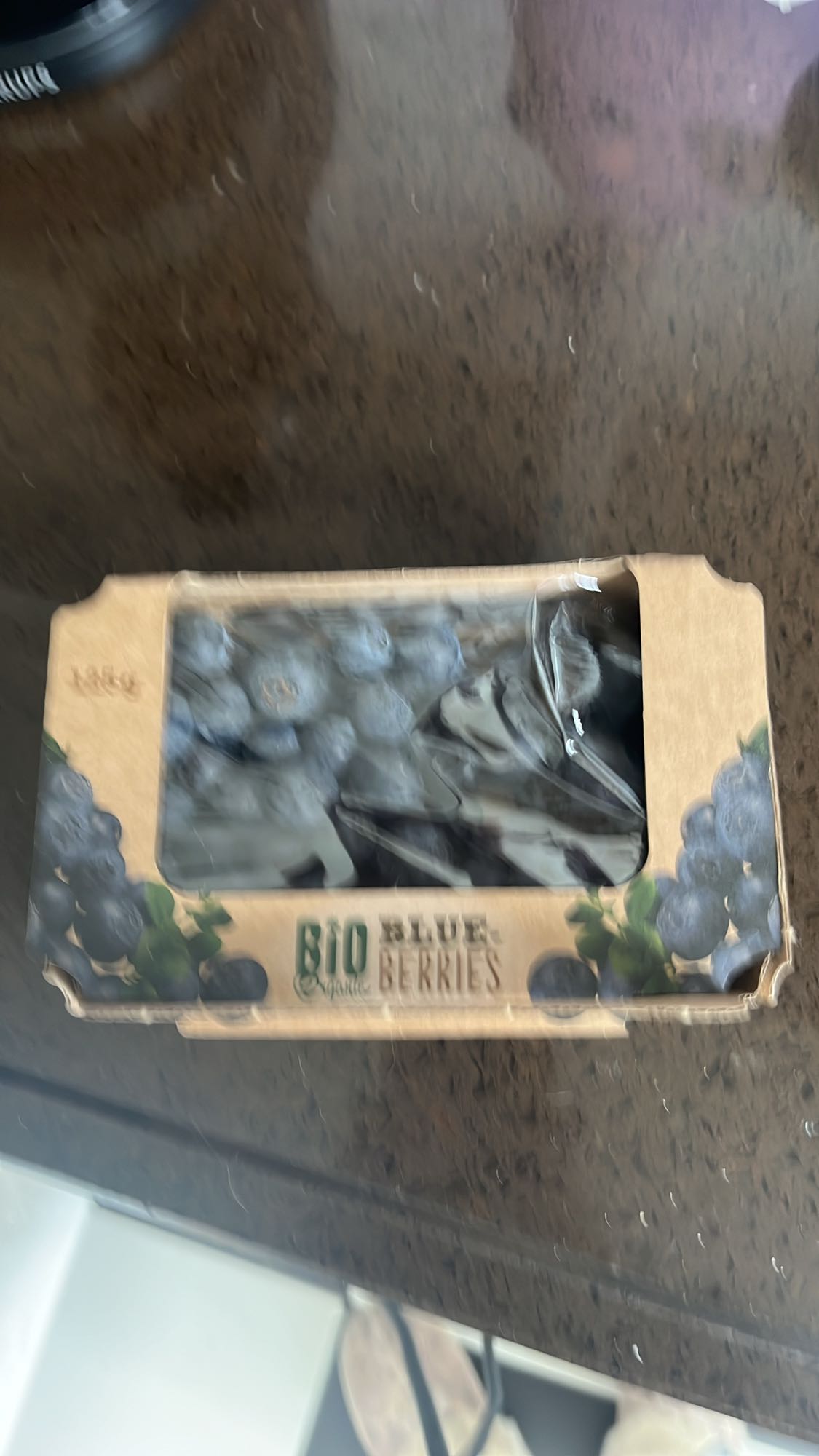 Biologische blauwe bessen