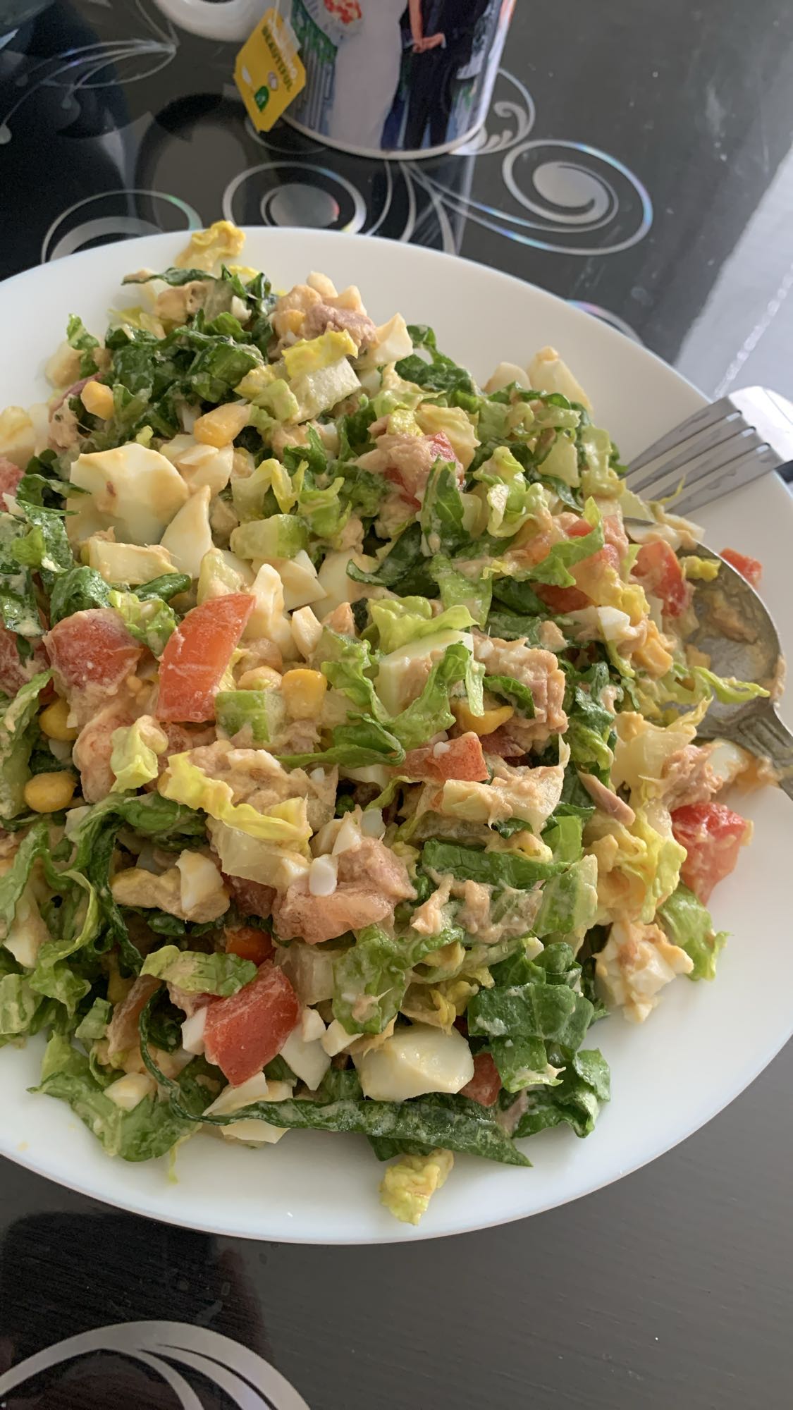 Tonfisksallad med ägg