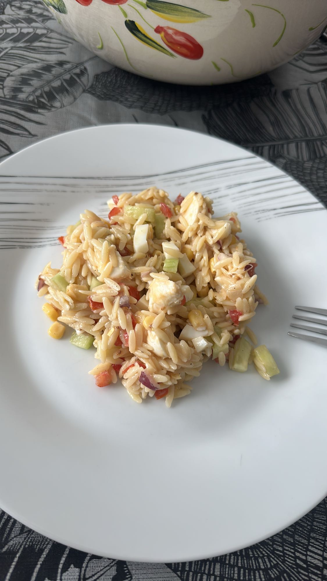Salade de pâtes orzo