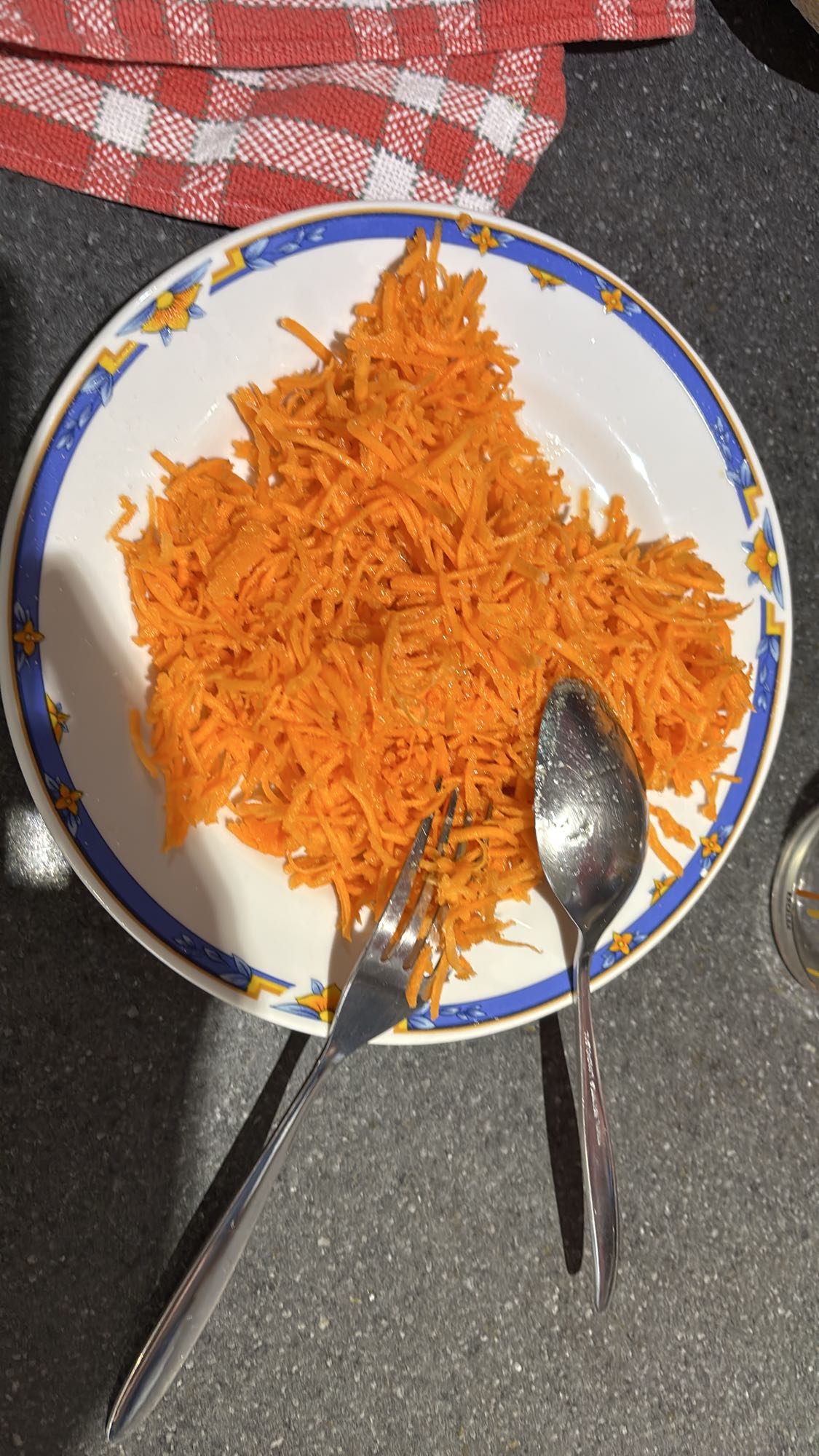 salade de carottes râpées