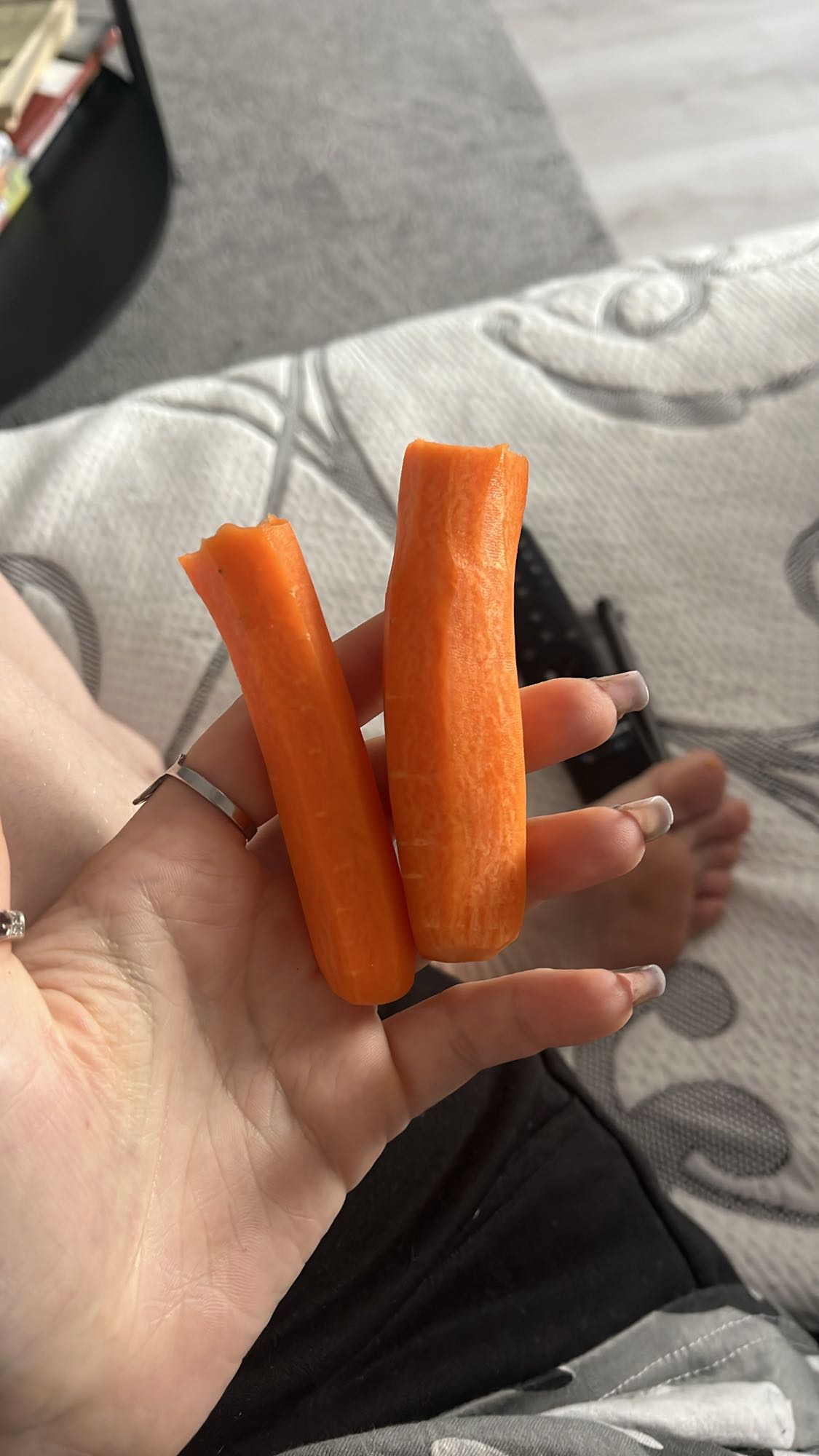 Raw Carrot Snack