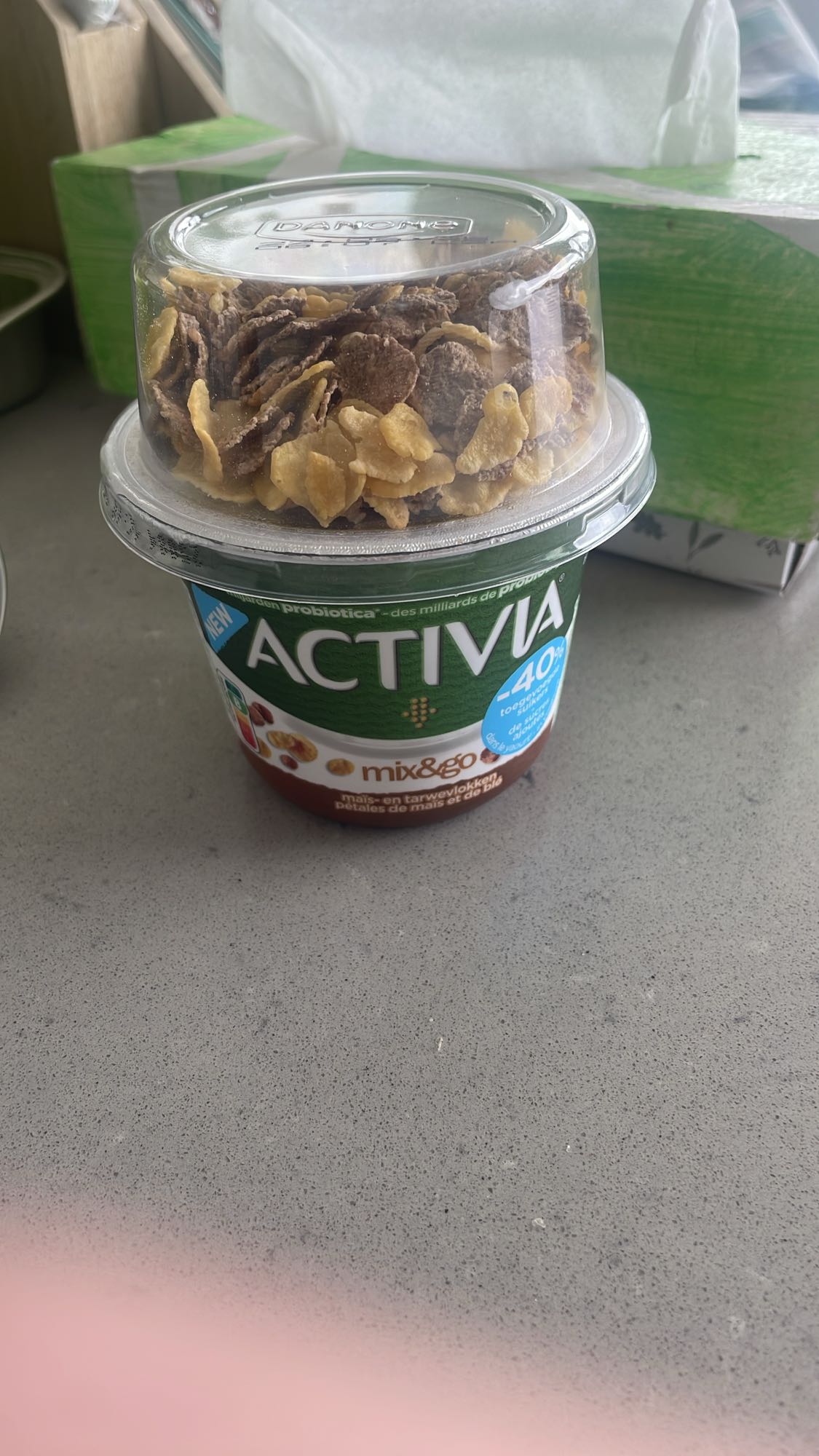 Activia mix&go ontbijt