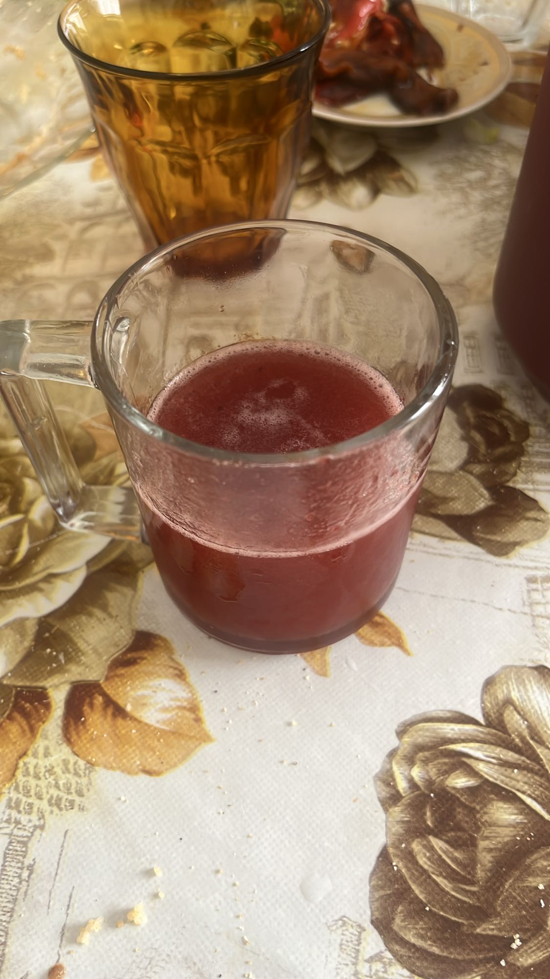 jus de fruits rouges