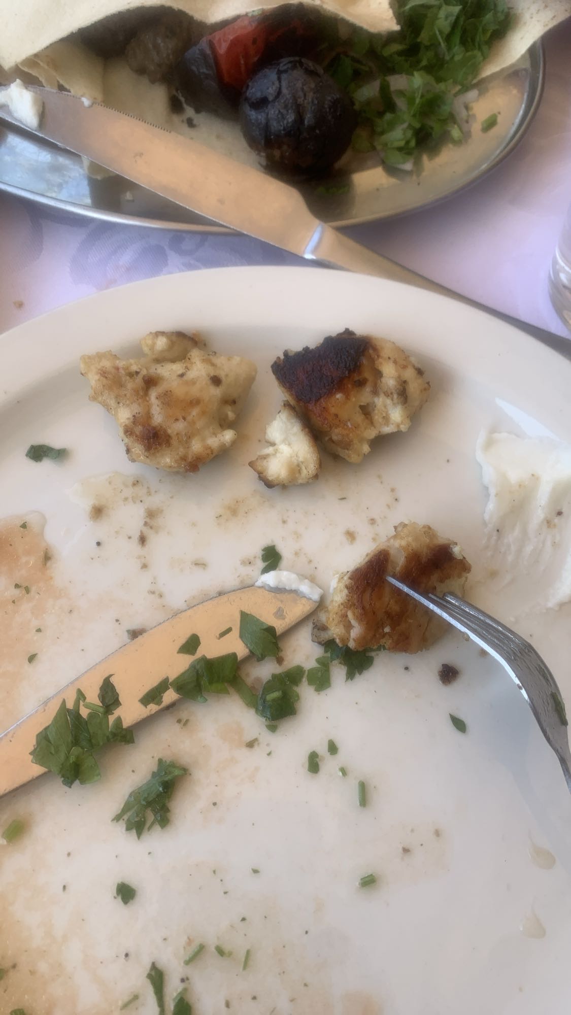 Grilled chicken plate