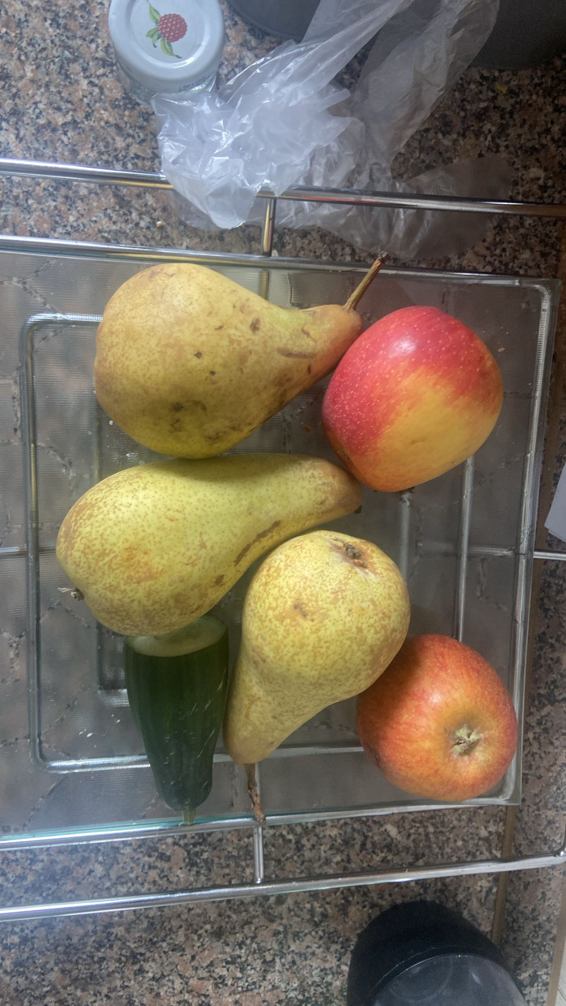 Peren, appels en komkommer