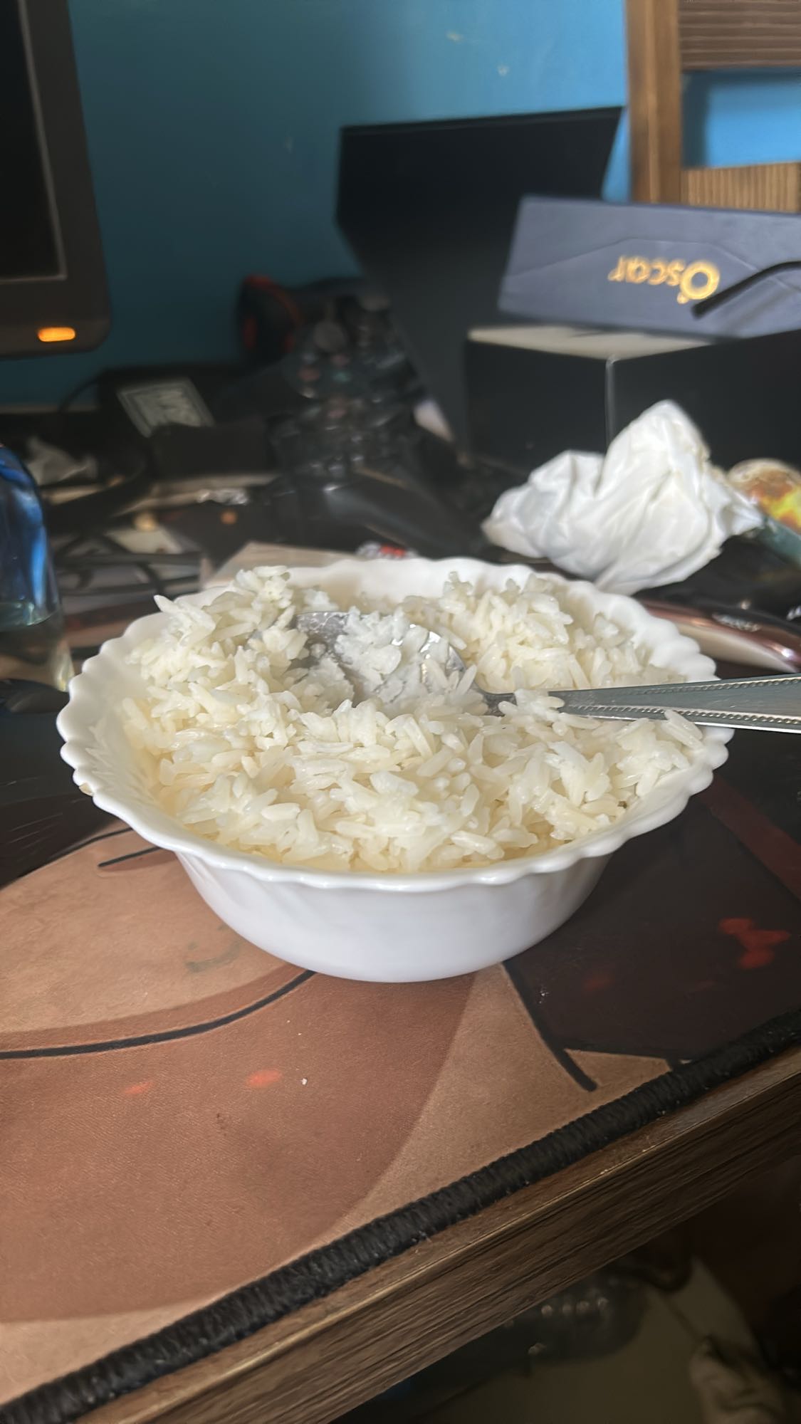 Plain White Rice Bowl