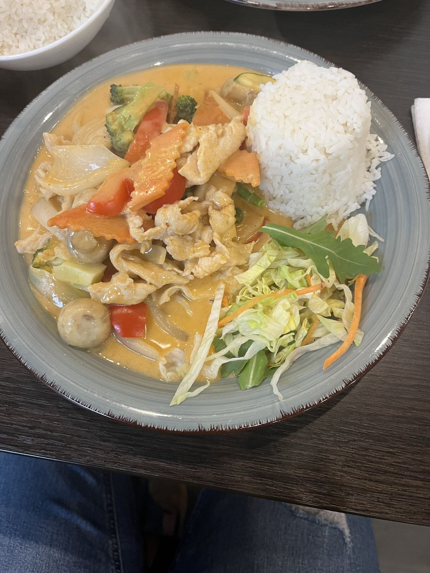 Thaise curry met rijst