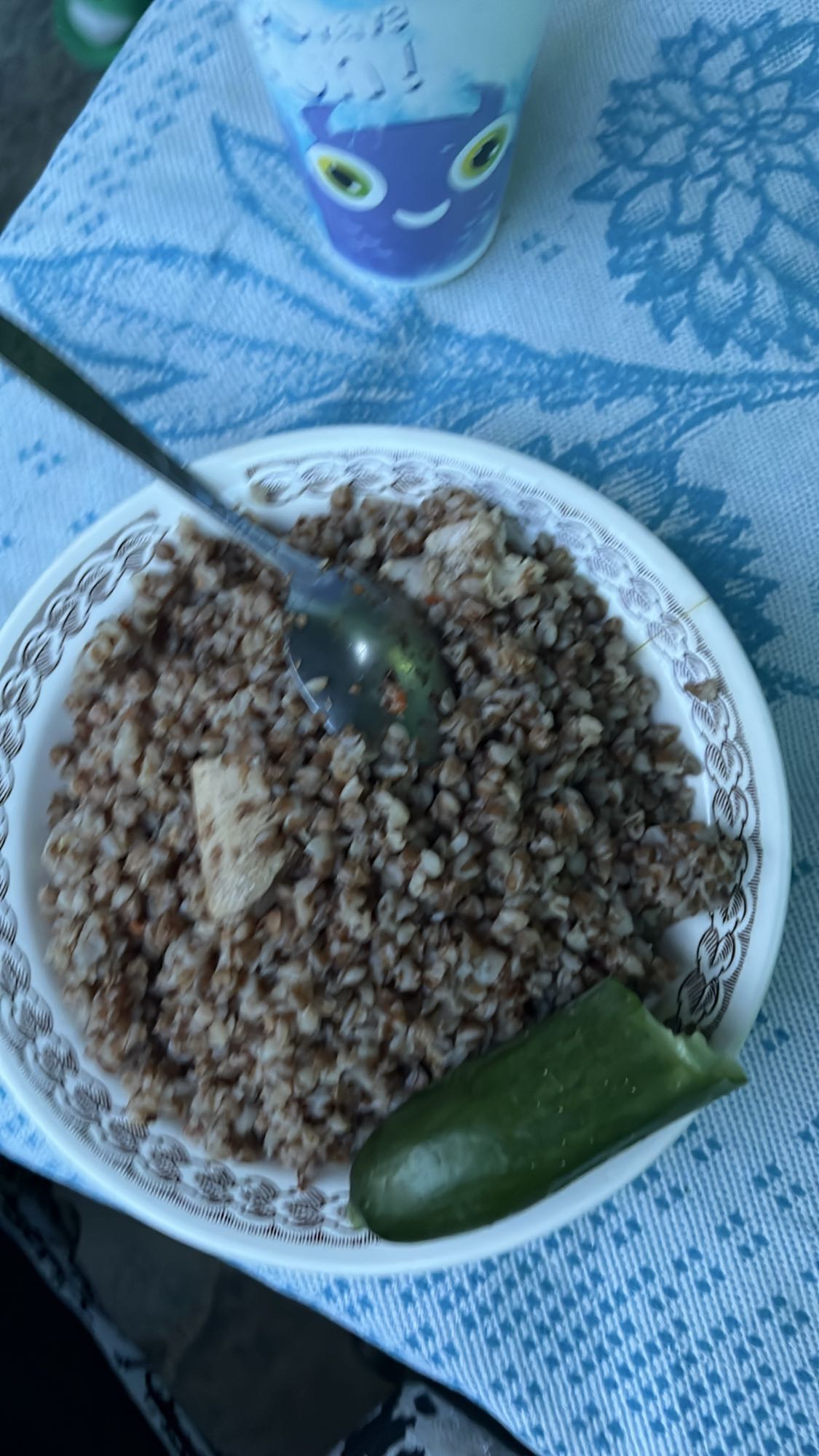 Karabuğday ve Tavuk Tabağı