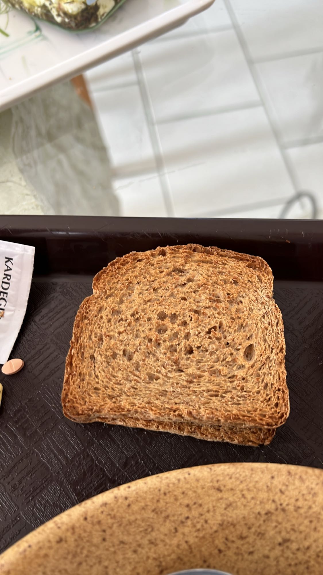 pain complet grillé