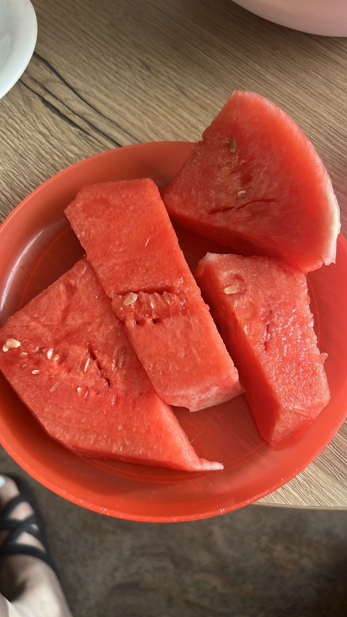 Watermeloen stukjes