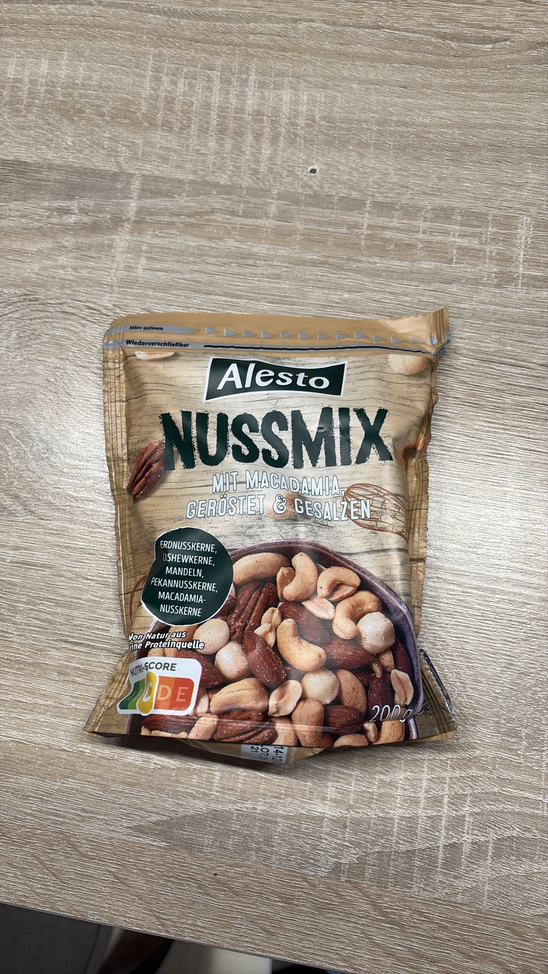 Nussmix geröstet & gesalzen
