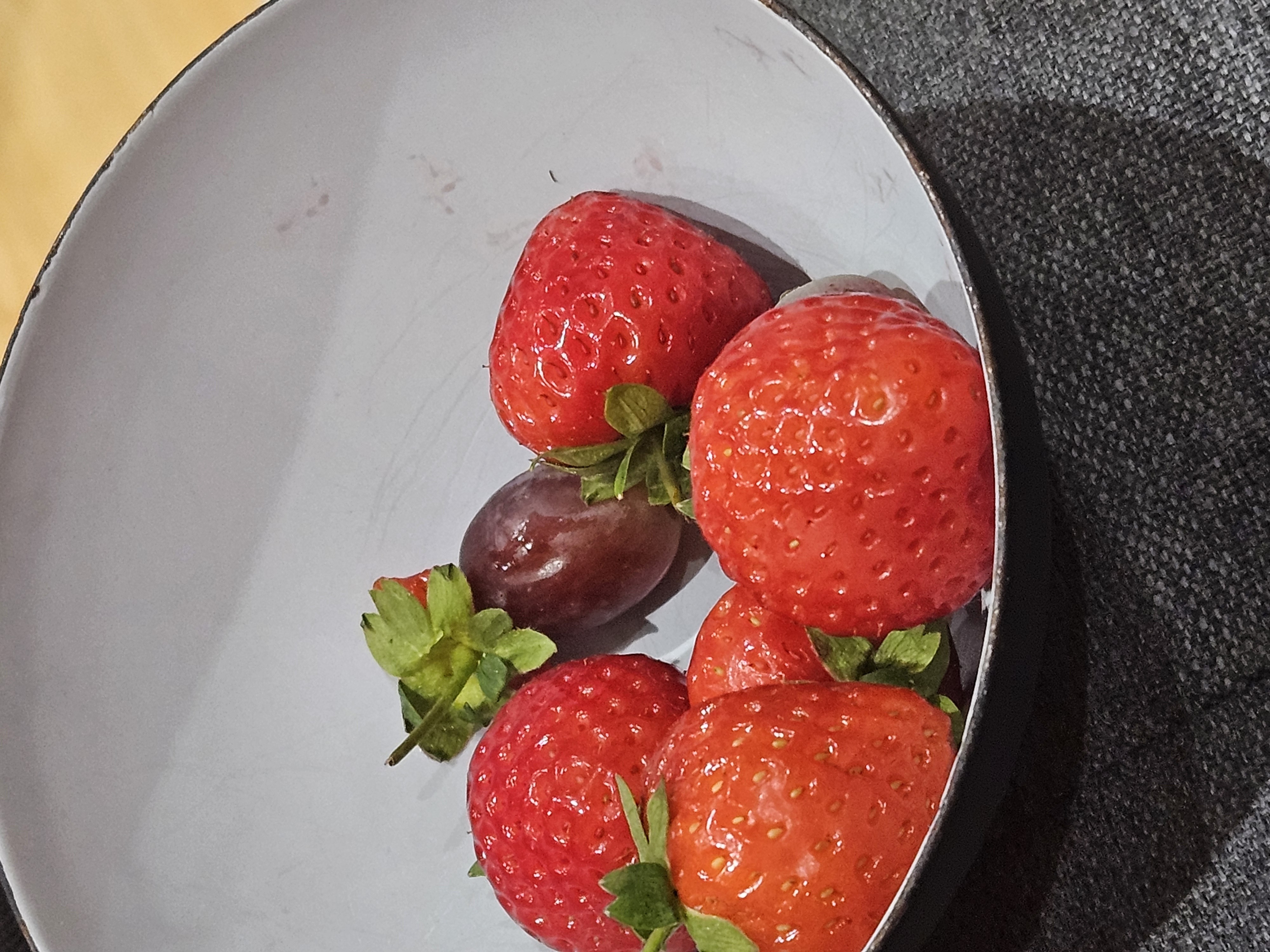 Strawberries and Grape