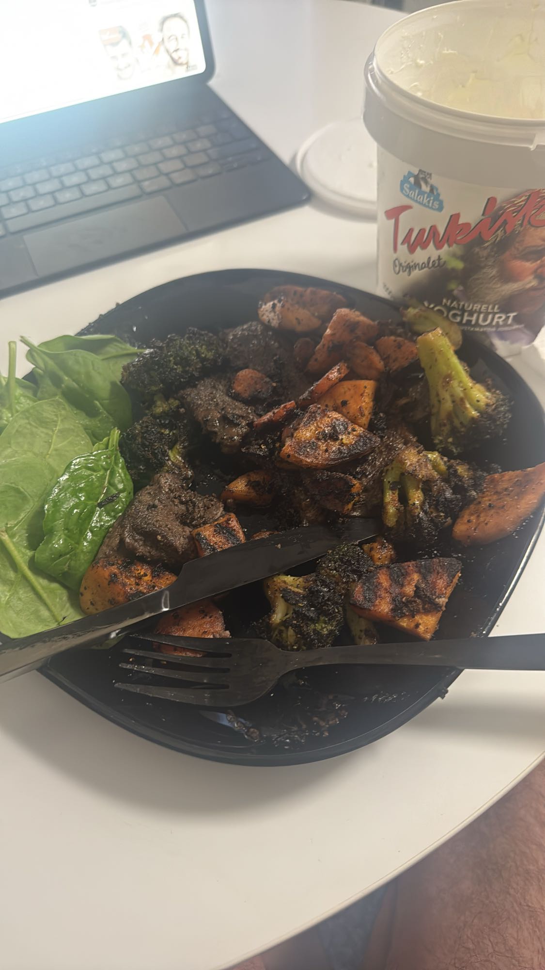 Grilled Veg & Beef Plate