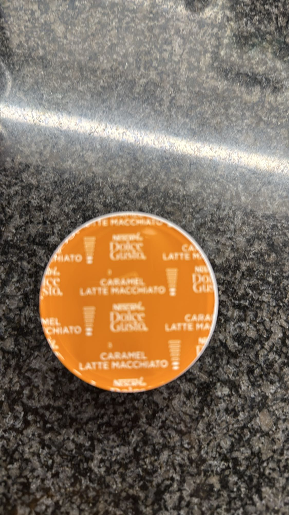 Caramel latte macchiato