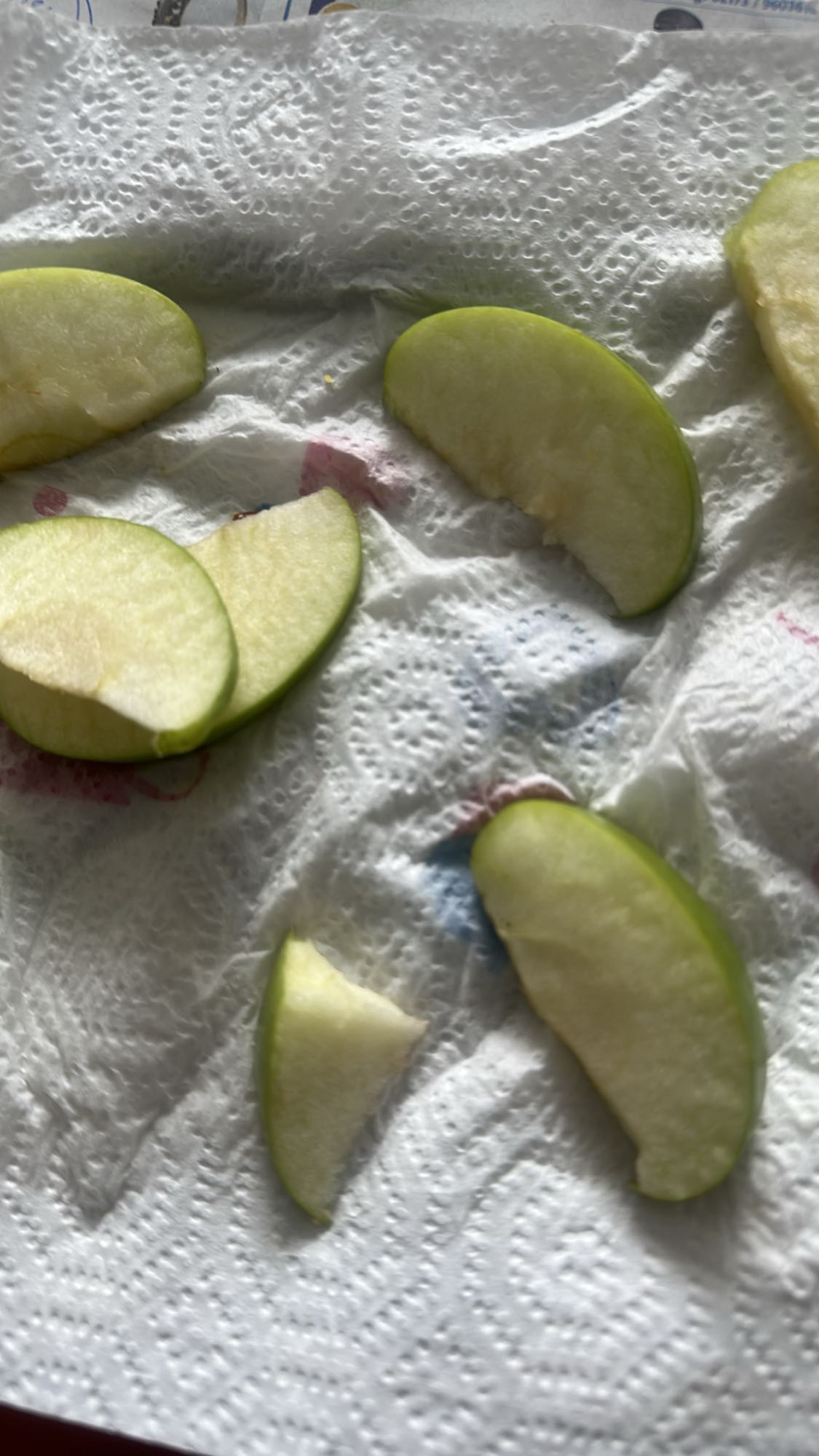 Grüne Apfelscheiben