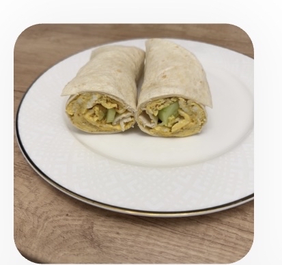 Wrap cu ou și legume