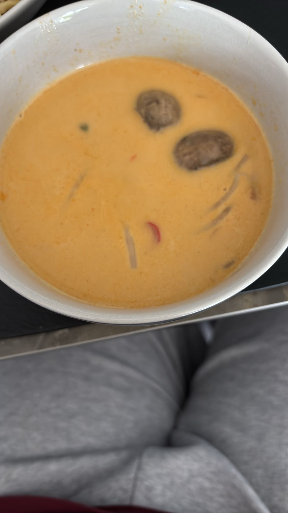 Kokosnuss-Curry Suppe