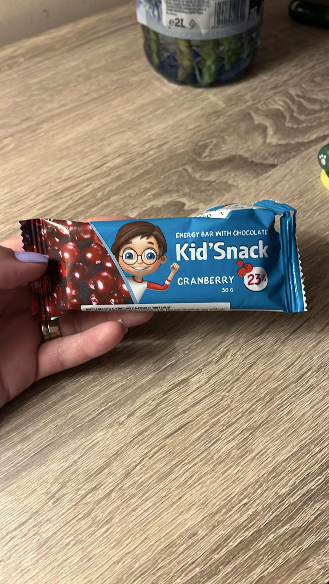 Baton energizant cu merisoare